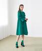 L By L Green Frill Midi Dress