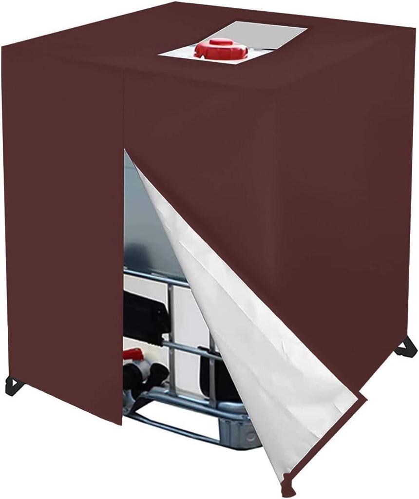 IBC Tank Protective Cover - 420D Oxford Cloth, 1000L, Sun & Dust Protection for Water Barrels