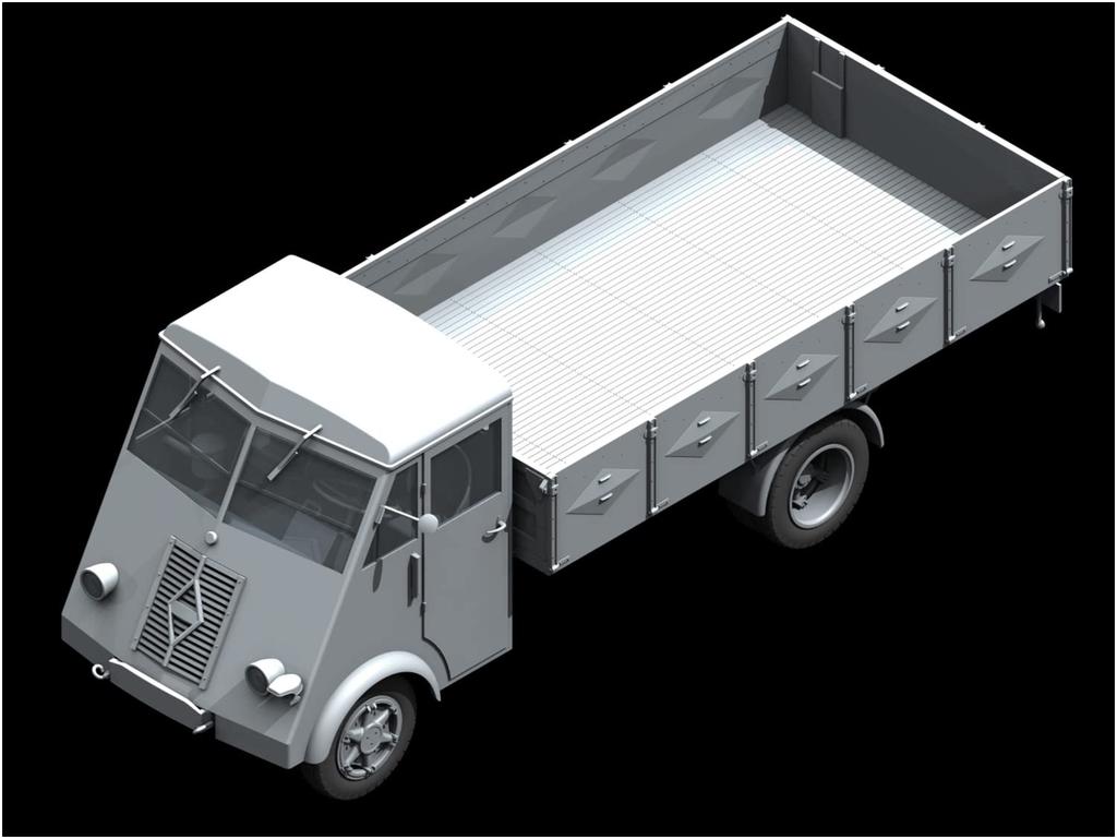 ICM 1/35 scale German Renault AHN 3.5t German Army Truck Plastic Model 35416