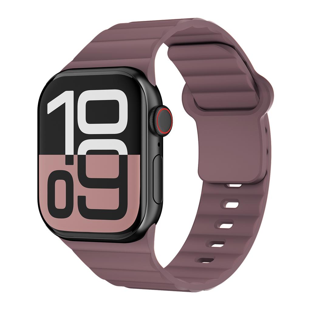 Sport Silicone Straps for Apple Watch Band 44mm 40mm 46mm 41mm 49mm 42mm 45mm Correas Bracelet iWatch Ultra 2 Series 10 9 8 7 SE
