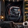 Wall Hanging Tapestry man truck Print Cloth for Living Room Bedroom Home Decor
