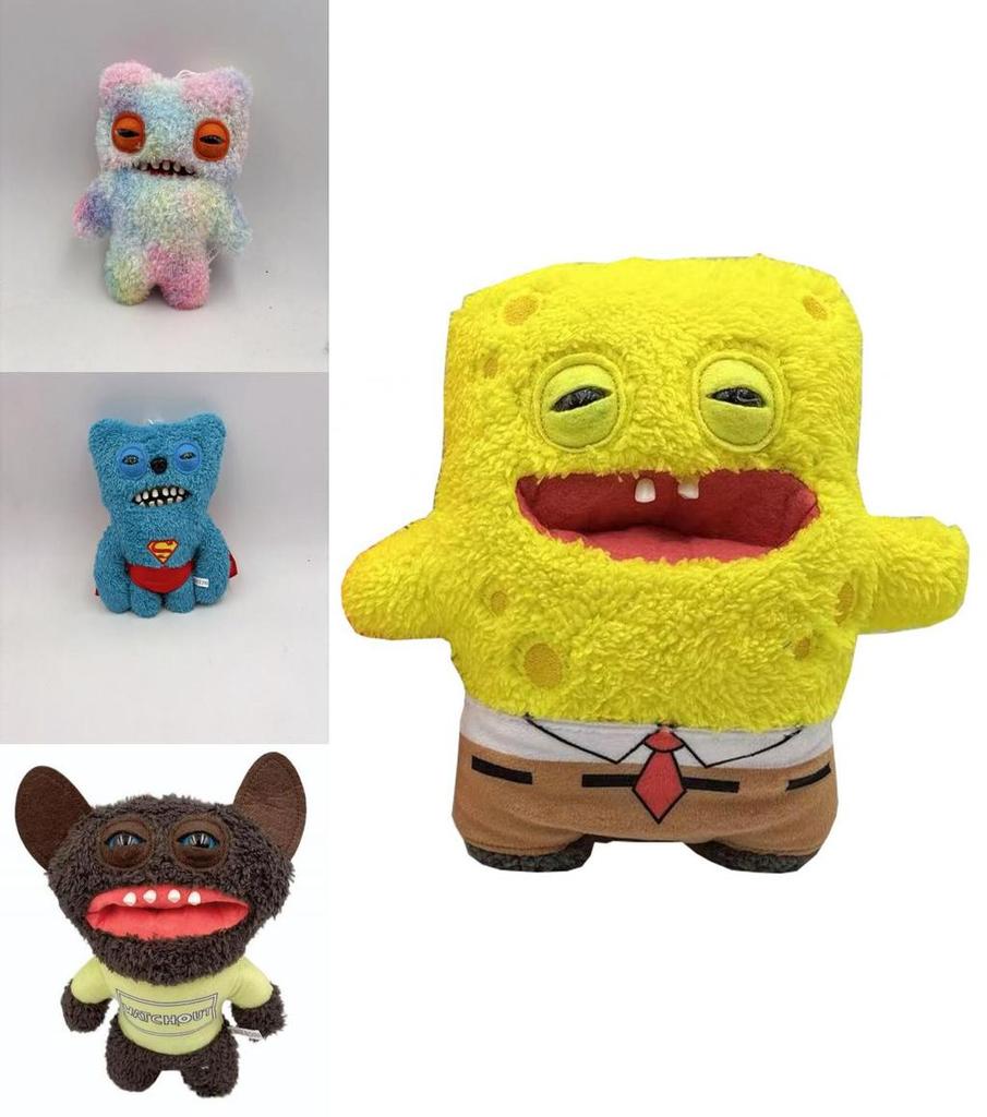 Fuggler Cute Teeth Monster Plush Keychain Soft Toy For Kids And Collectors