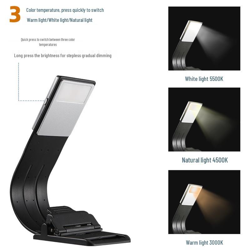 Cross Creative Versatile Dimming Book Lamp with Eye Protection