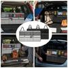 Large Capacity Car Trunk Bag Mesh Solid Color Backseat Storage Bag Car Interior Storage Bag Auto Organizer Accessories For Most