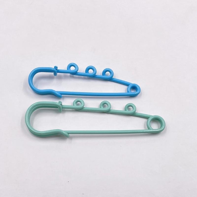 12pcs/Bag Elegant Brooch Pins for Women Colorful Safety Pins Stylish Hijab Scarf Breastpins Clothing Decorations
