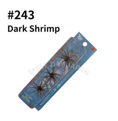 HIDEUP Kyu Coike Soft Material #243 Dark Shrimp 3 Pack Bass Lure