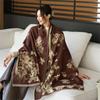 Elegant Imitation Cashmere Scarf Women's Autumn and Winter New Geranium Jacquard Shawl Versatile Thickened Warm Scarf
