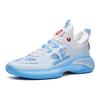 ANTA Basketball Shoes Men's Low top White/Blue Sneakers 912321105S-4