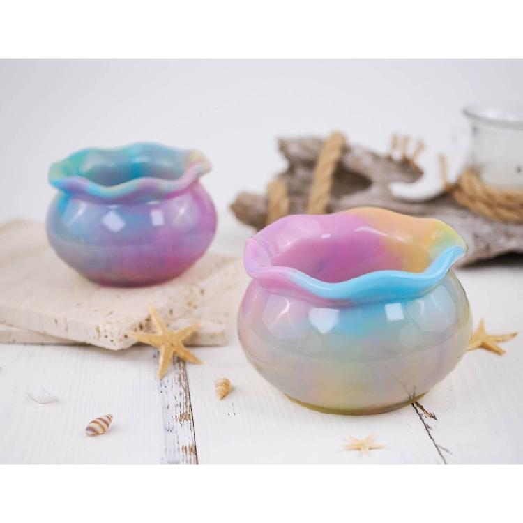 Fish Tank Shape Jar Silicone Mold DIY Creative Succulent Flower Pot Vase Jewelry