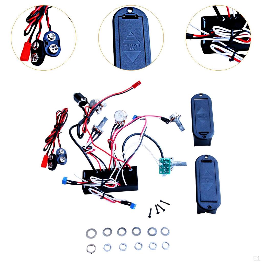 Electric Guitar Preamp Circuit Electronics Bass Accessory Replacement Wiring