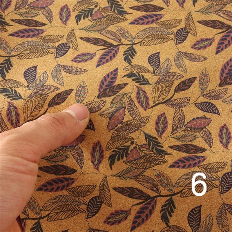 9 Fogli di Tessuto di Sughero, Fogli di Pelle di Sughero 17,7''x11,8'' Morbido Tessuto di Sughero per Cucire Borsa Portafoglio Scarpe Fiocchi, Artigianato