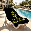 BIGBANG Print Beach Towel Design, Soft, Lightweight. for Home Bathroom, Spa, Pool, Yoga, Surfing, Camping, Gift for Family, Friend