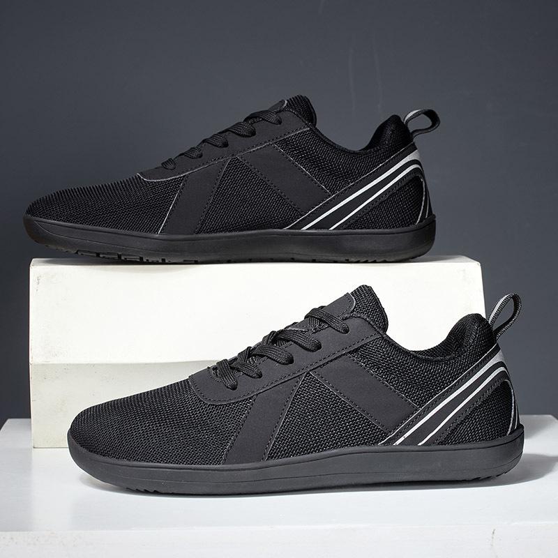 New Barefoot Shoes Men's and Women's Large Size Wide Palm Breathable Non-slip Outdoor Eight-segment Brocade Tai Chi Aerobics Kung Fu Shoes