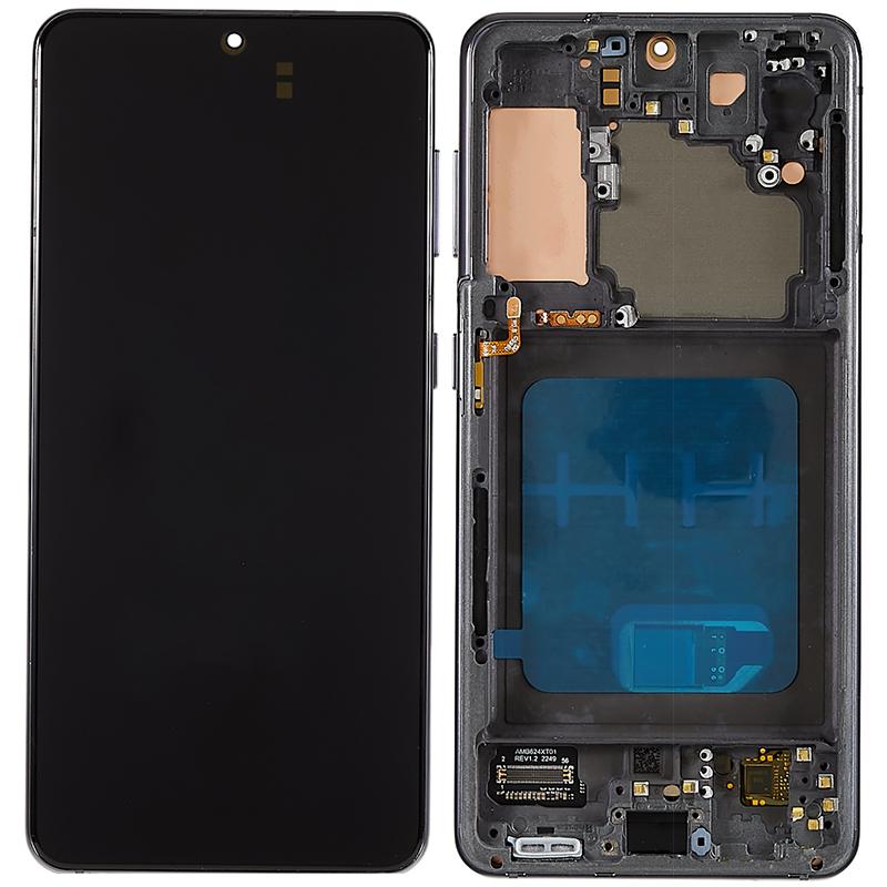 For Samsung Galaxy S21 5G G991 OLED Screen and Digitizer Assembly+Frame (without Logo)