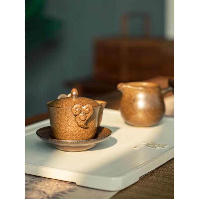 Edenus Auspicious Cloud Ceramic Kung Fu Tea Set