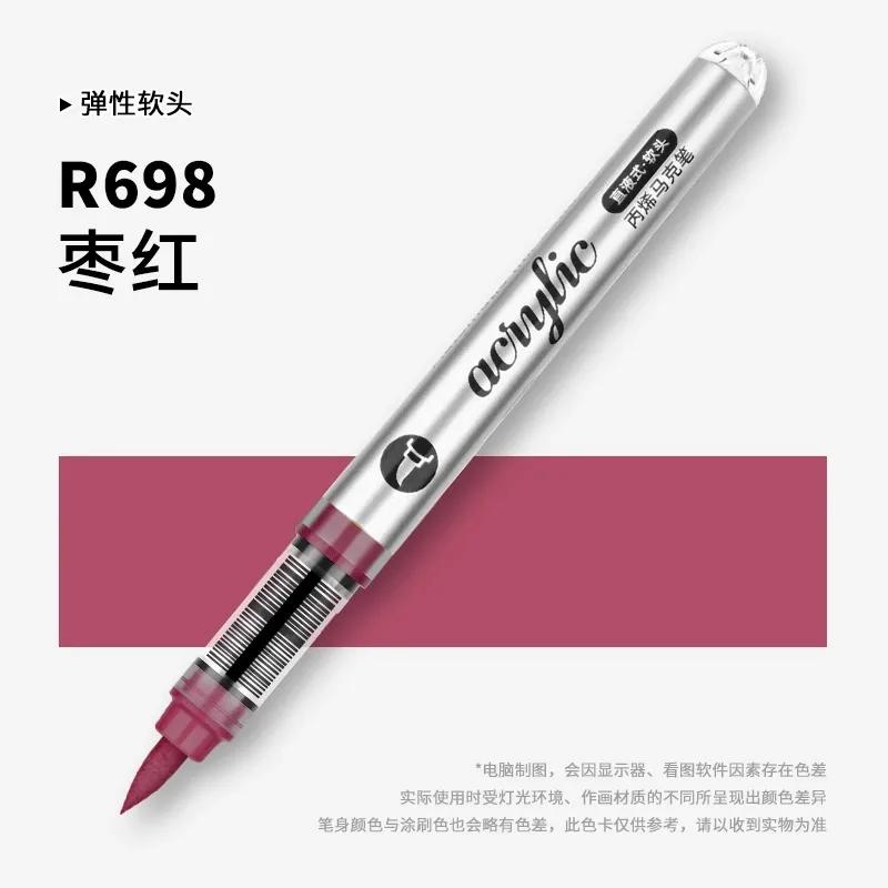 GRASP 120/1 Colors Acrylic Paint Pens Markers Brush Tip Paint Markers for Rock Painting Wood Stone,Christmas DIY Art Supplies