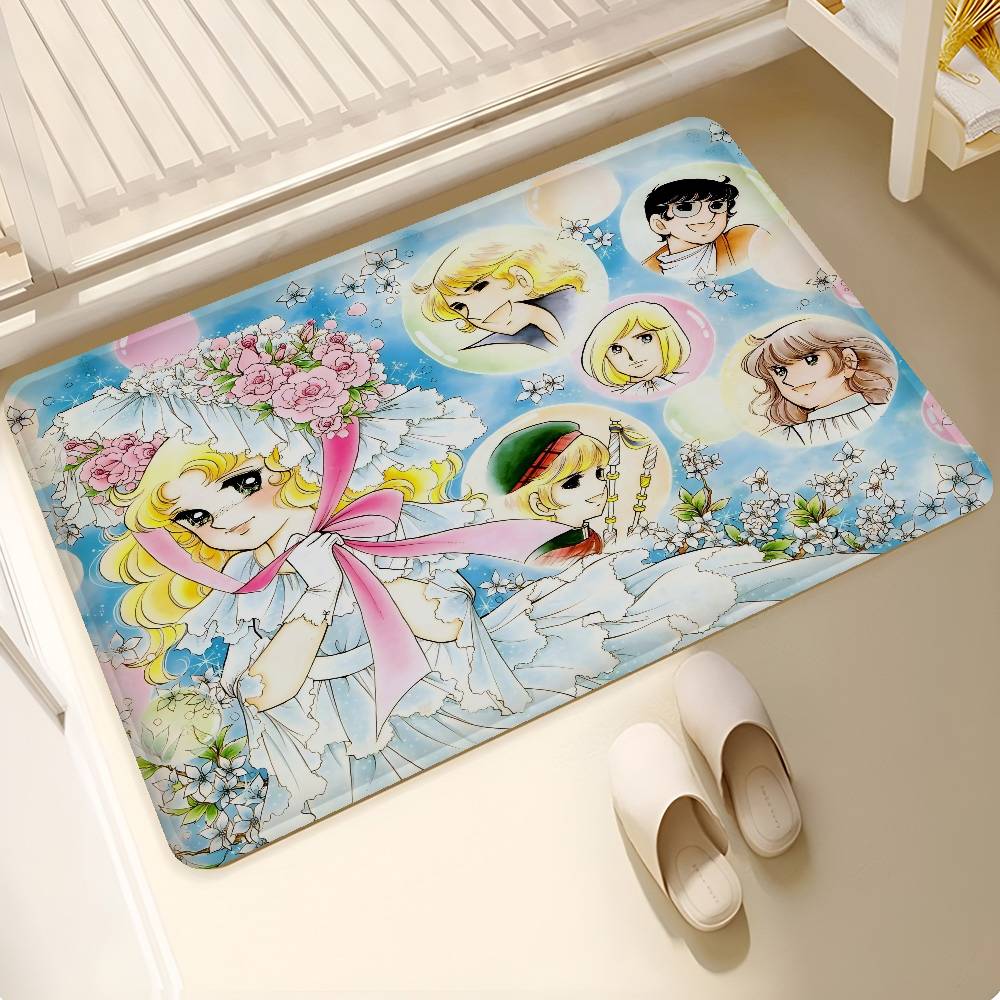 Classic Anime C-Candy C-Candy Room Mats Retro Multiple Choice Living Room Kitchen Rug Non-Slip Welcome Rug
