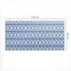 Elegant Decorative Desk Mat Geometric Retro Pattern 120x60 cm