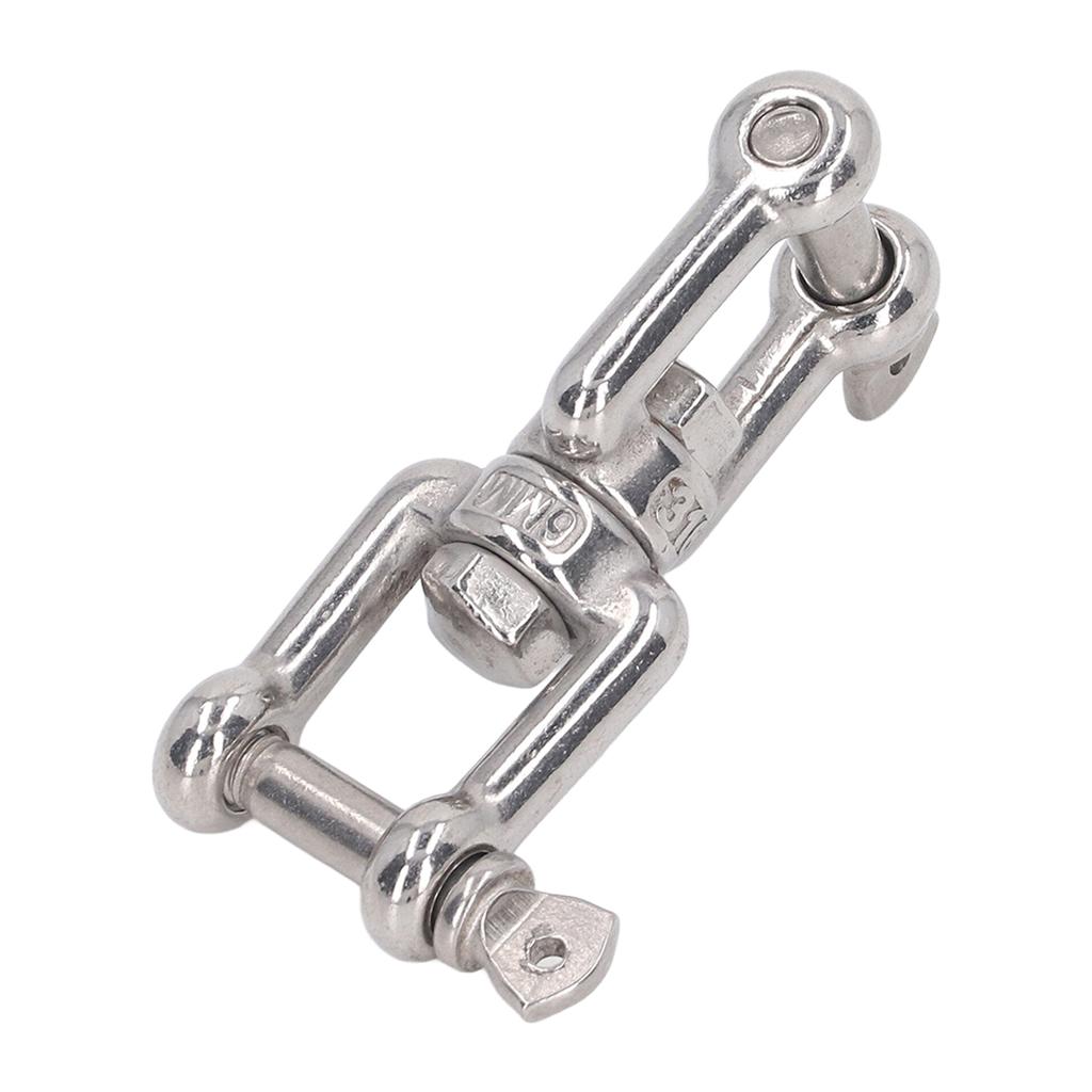 304 Stainless Steel Double Jaw Shackle Rustproof Universal Jaw Anchor Connector for Hardware