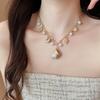 Sea Series Conch Bohemian Shell Necklace Zinc Zinc Alloy Pearl Starfish Beach Pendant  Girls Couple Gift