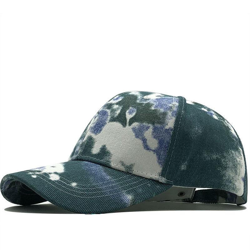 Spot, new tie-dye baseball cap, men's and women's fashion trend cap, spring and summer outdoor leisure visor