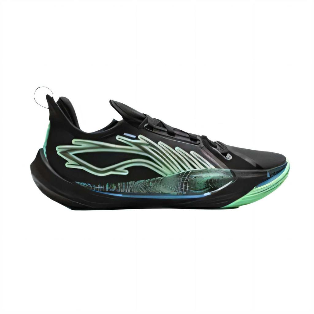 Li Ning Kids Basketball Fashion Versatile Trendy Sports Shoes Kids Sneakers Black YKBV094-5