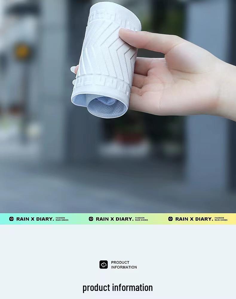 Men's & Women's Non-Slip Waterproof Overshoes - Thick, Wear-Resistant, High-Top Rain Boot Covers for Children & Adults