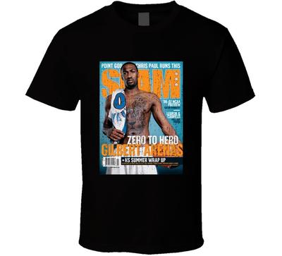 Slam Magazine Issue 102 Gilbert Arenas Popular Basketball Magazine Grunge Look T Unisex T-Shirt