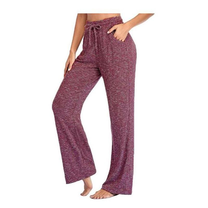 S-5XL Spring and Autumn New Casual Pants, Yoga Pants, Quick-drying Trousers, Women's Wide-leg Pants