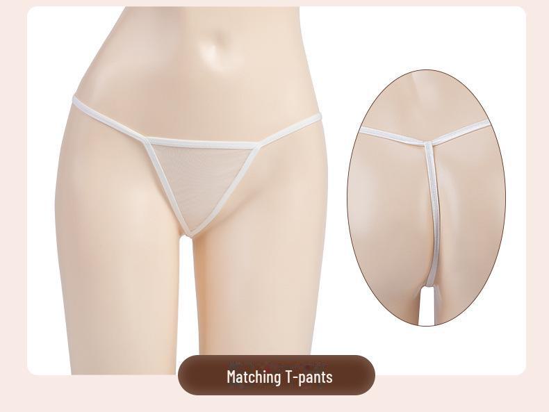 Manyan Sexy Lingerie: Sheer Soft Yarn Split Skirt & Cute Nurse Uniform Set 9040