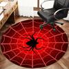 Spinnen-Rundteppich Rutschfester Teppich Bürostuhlmatte Teppich für Wohnzimmer Schlafzimmer Heimdekoration