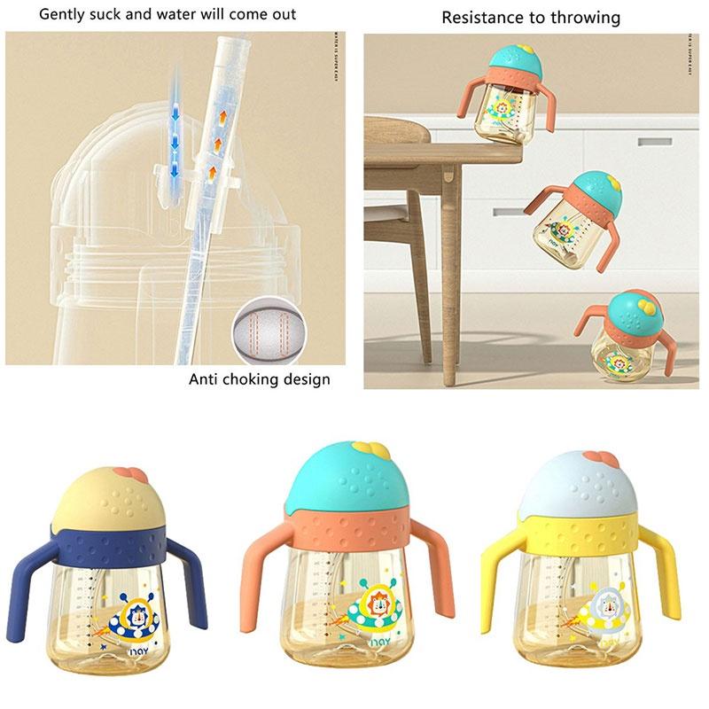 Pp Anti-colic Baby Nursing Bottle 300ml Wide Bore Learn Drinking Milk Bottle