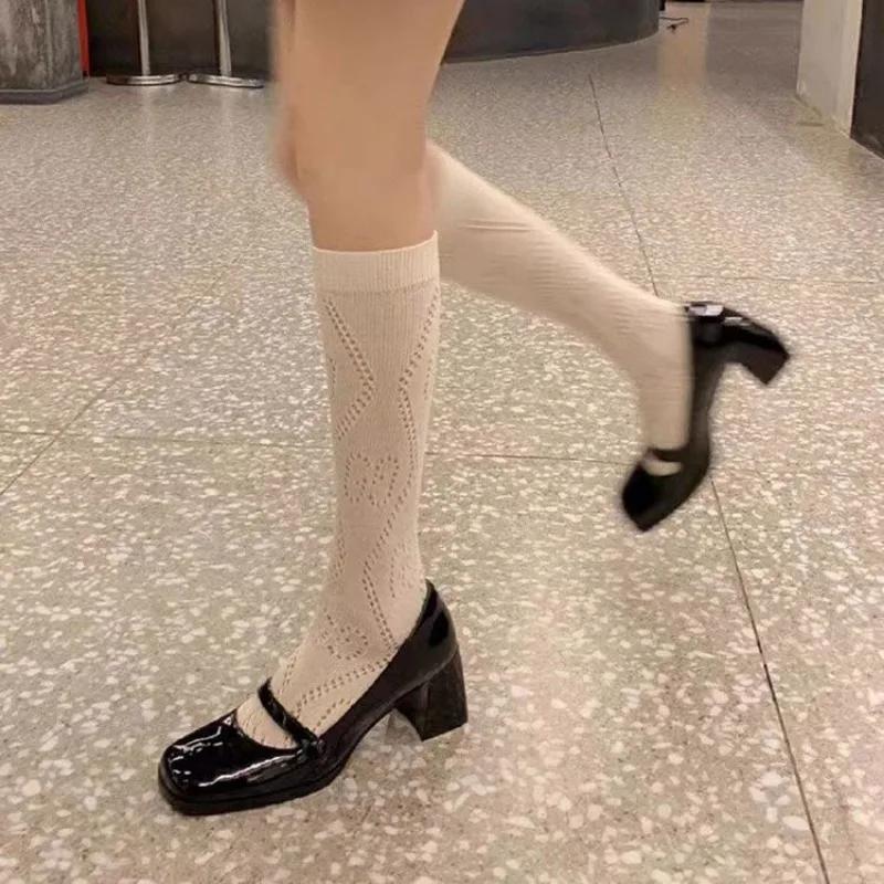 Fashion Ladies Pumps Square Toe Non Slip Heels Women's Shoes Luxury Quick Delivery Fashion Trend Wholesale Lastest On Popular
