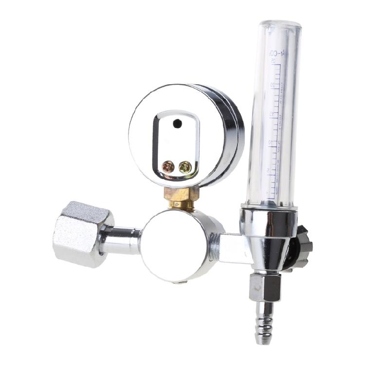 Compact Argon Regulator 0-25MPa Argon Flow Meter Pressure Regulator Gauge