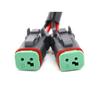 (2) Y-Shape Dual Outputs H11 H8 To Deutsch DT DTP Adapters Connectors Splitters