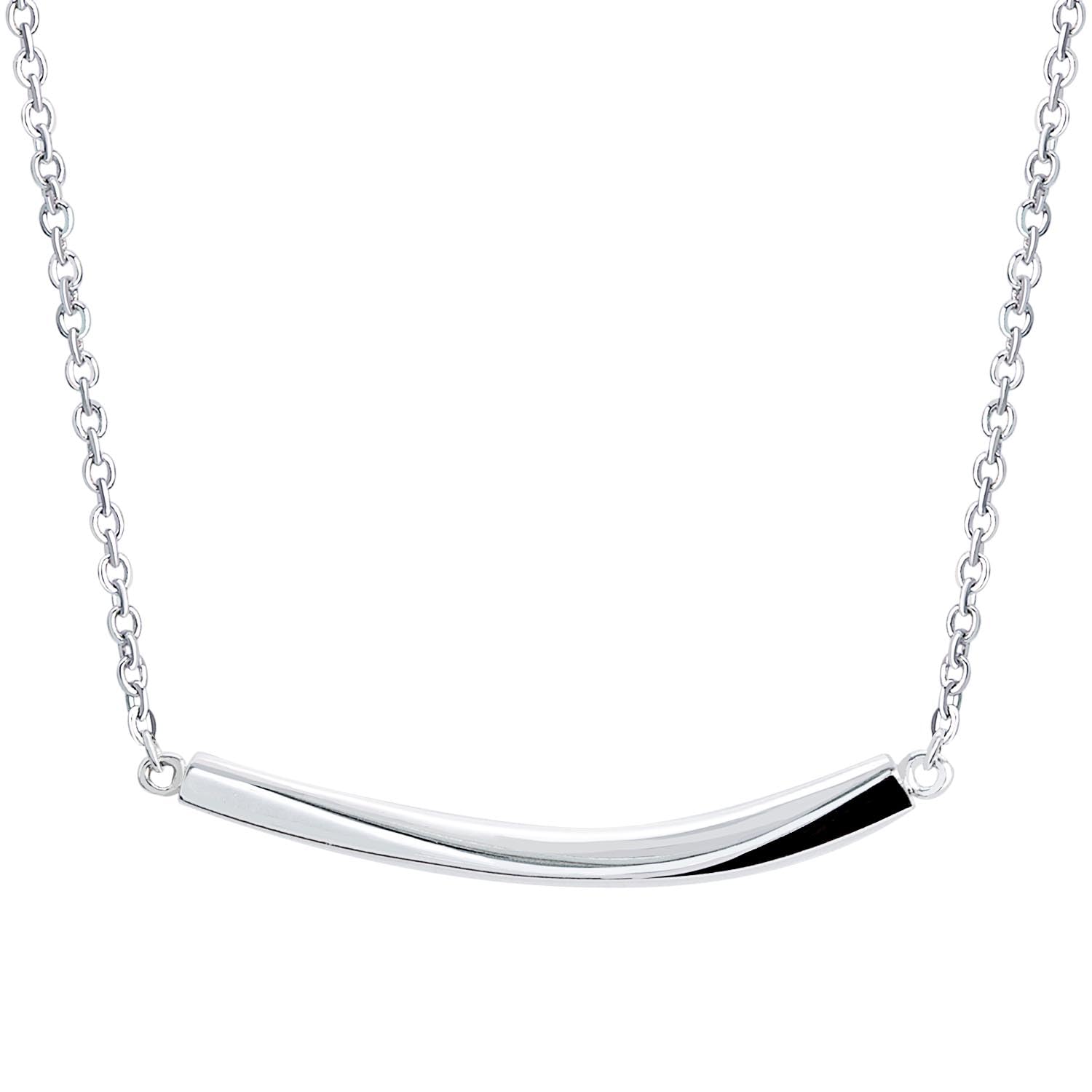 

Necklace Bar Design Silver 925 [Lara Christie] Women s [WHITE Label] p14005-w