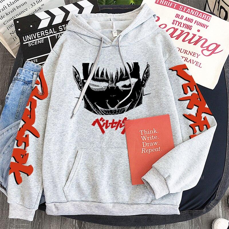 Kop Billigt Online Japanese Anime Berserk Unisex Hoodies Gothic Horror Smiling Graphics Guts Manga Harajuku Men Women Winter Long Sleeve Sweatshirt Till Ett Lagt Pris Pa Joom Butik