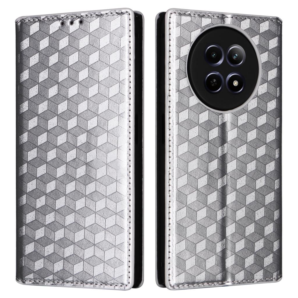 For Realme Narzo 70x 5G/C65 5G/Narzo N65 5G/13 5G/12 5G/12x 5G Case Anti-Scratch Rhombus Imprinting Leather Phone Cover
