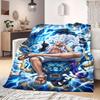 OnePiece Anime Print Blanket Warm  Comfortable Flannel Blanket Suitable for Bedrooms, Sofas, Beds, Chairs, Picnics, Travel