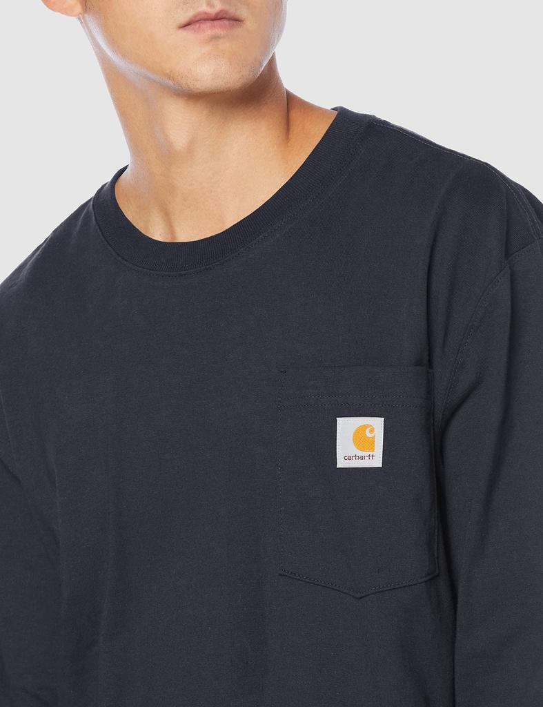 Long Sleeve Workwear Pocket T-Shirt [Parallel Import]
