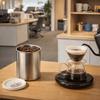 Moisture-proof Coffee Bean Storage Jars Stainless Steel Food Storage Container Tea Tin  Home Use