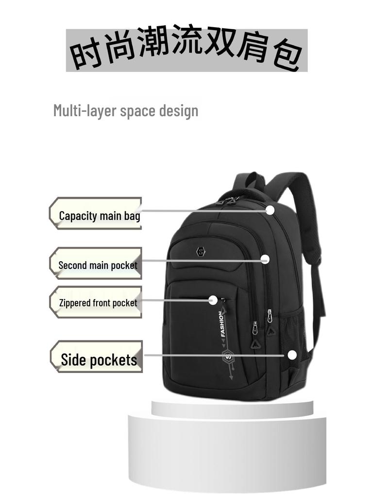 Herren Laptop-Rucksack mit großer Kapazität: Ideal für Geschäft, Reisen, Wandern und Studenten.