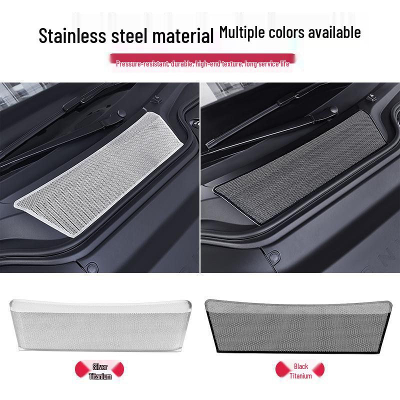 Stainless Steel Dustproof Speaker Hood Cover for L60 Lide - Car Interior Decor
