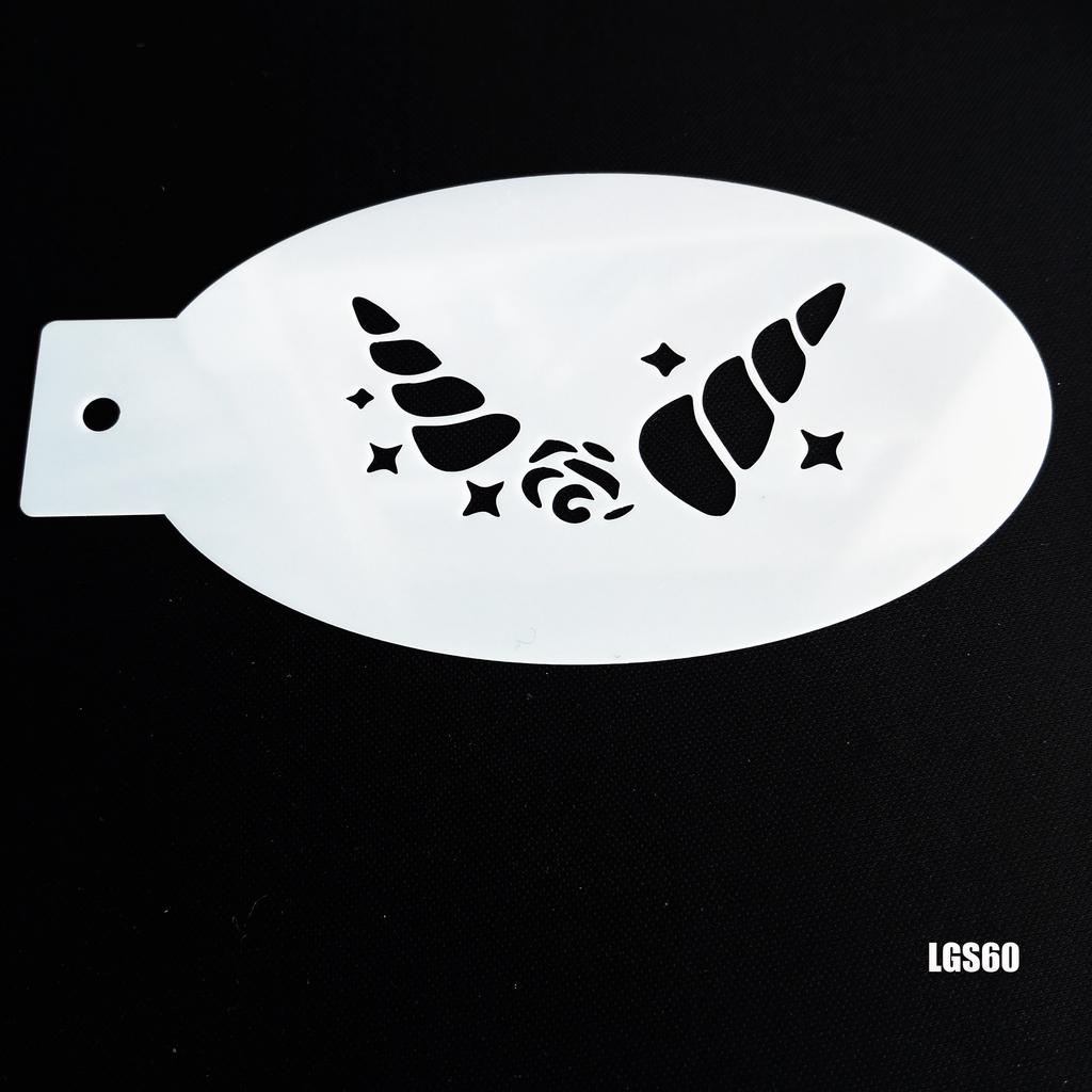 New Face Painting Stencils Templates Professional Body Art Dolphin Deer Butterfly Plastic Makeup Tools