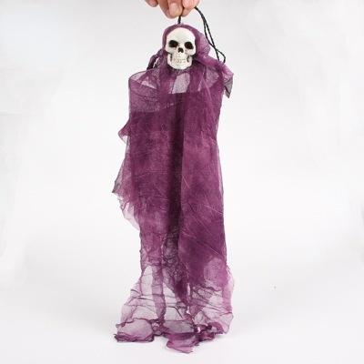 30cm Halloween Skull Ornaments Haunted House Doll Tricky Secret Room Fright Funny Prank Novelty Prop