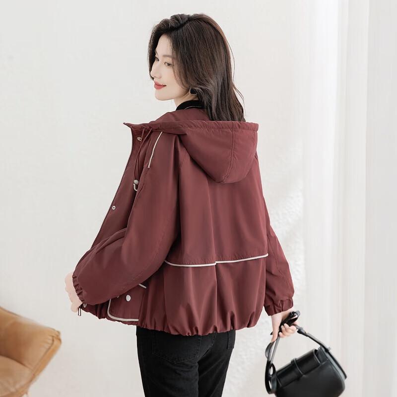 Sibaishe Women's Hooded Padded Winter Jacket