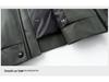 Men's Thickened Genuine Leather Down Jacket - Plus Size, Middle-Aged & Elderly, Winter Turn-Down Collar Outerwear, Loose Fit
