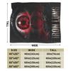 Horror Game Iron Lung Flannel Blanket Winter  Warm Throw Blanket for Girls Boys Outdoor Funny Bedspread Sofa Bed Cover