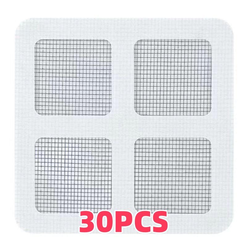 10pcsDisposable Hair Catchers for Shower Mesh Shower Drain Covers-Floor Sink Strainer Filter Mesh Stickers Bathroom Accessories