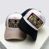 Neue Unisex-Street-Baseballkappen mit Stickerei-Tigerbuchstaben, atmungsaktiv, Farbblock, Sonnenschutz, Netz-Trucker-Kappen, persönlich, vielseitig